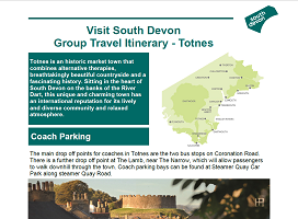 Visit South Devon - Group Itinerary - Totnes