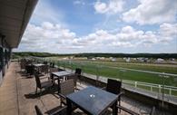 Looking out on Exeter Racecourse